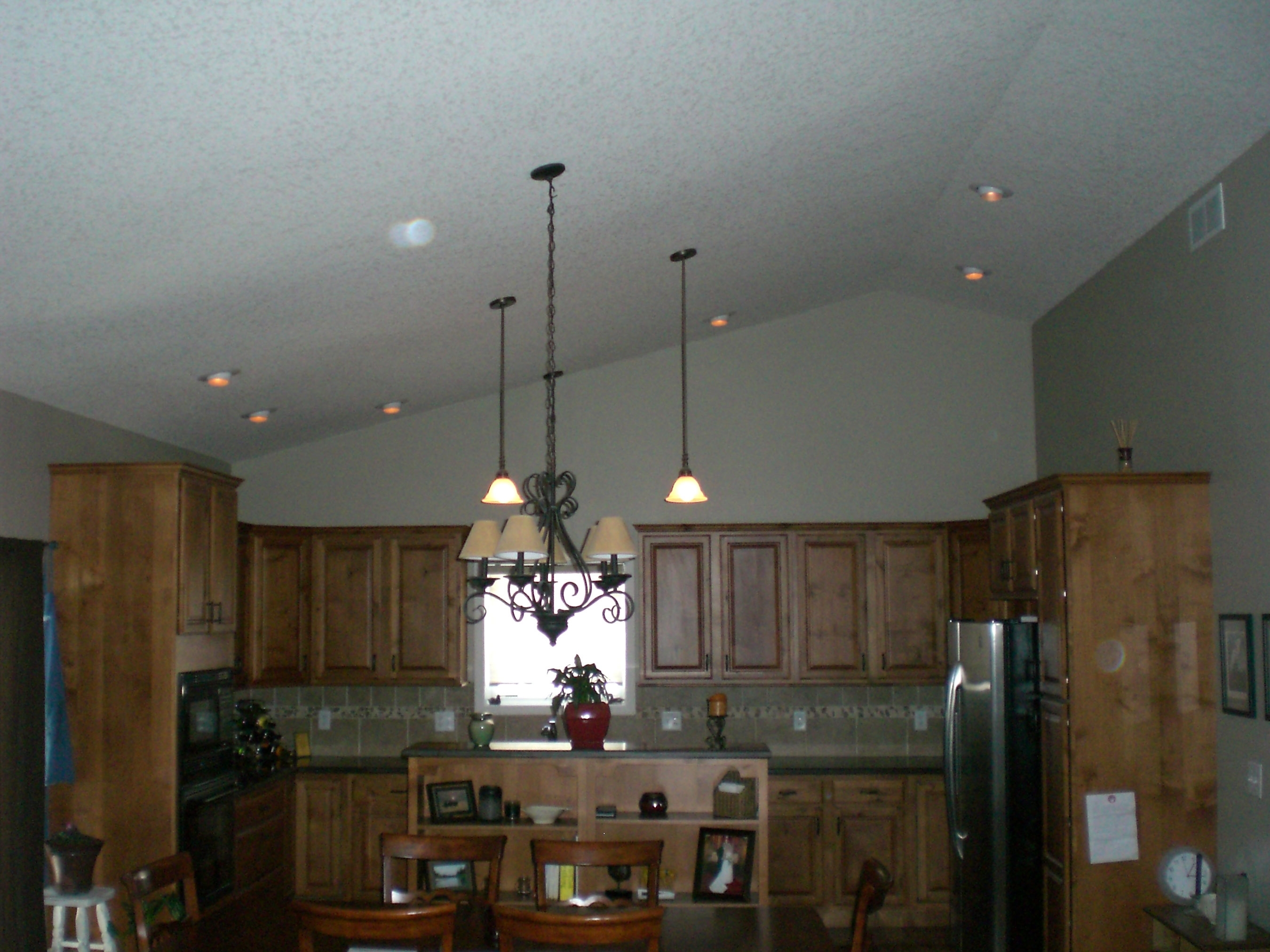 Sloped Ceiling Remodel Can Lights