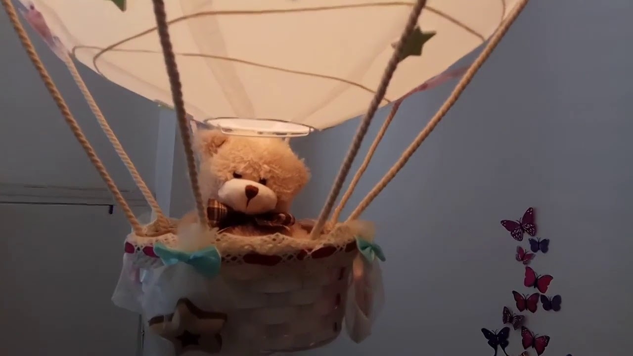 Teddy Bear Balloon Ceiling Light