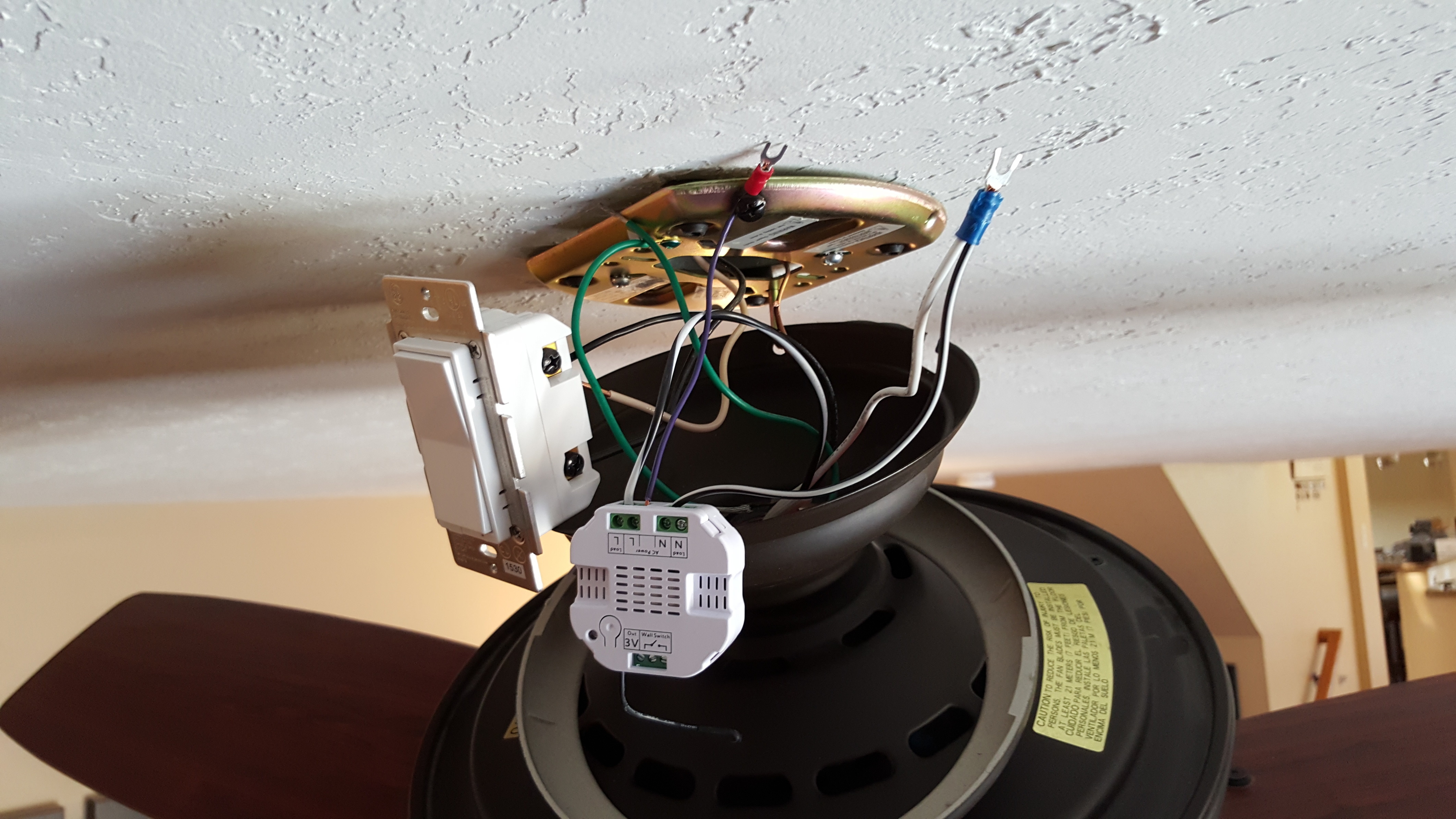 Z Wave Ceiling Fan And Light Controller