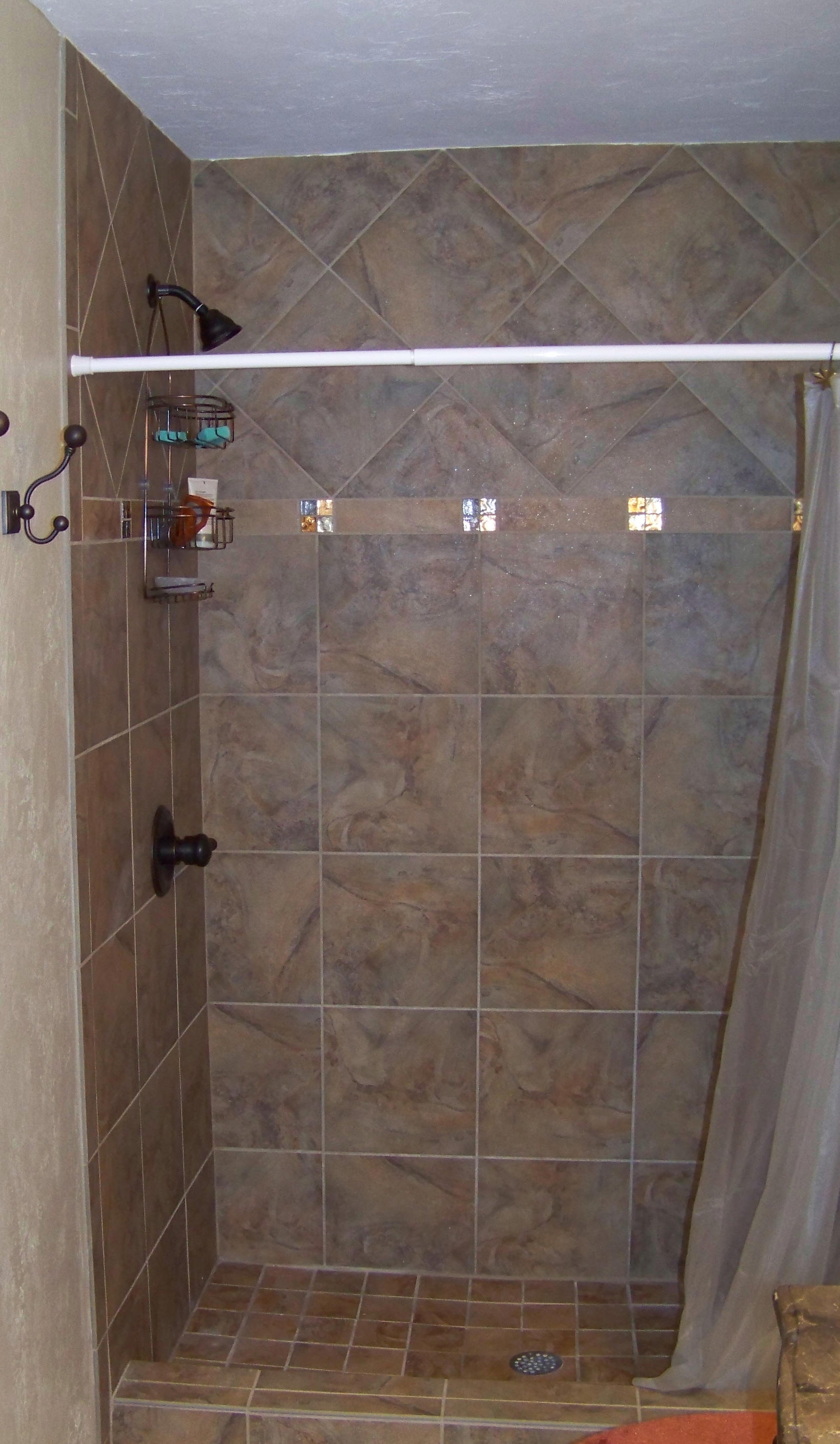 Floor To Ceiling Tile Shower