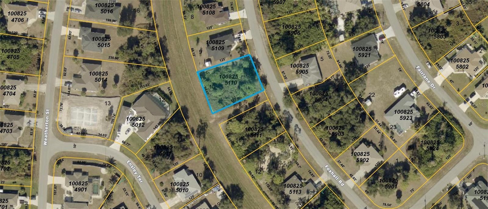 LOT 10, FOXHALL RD