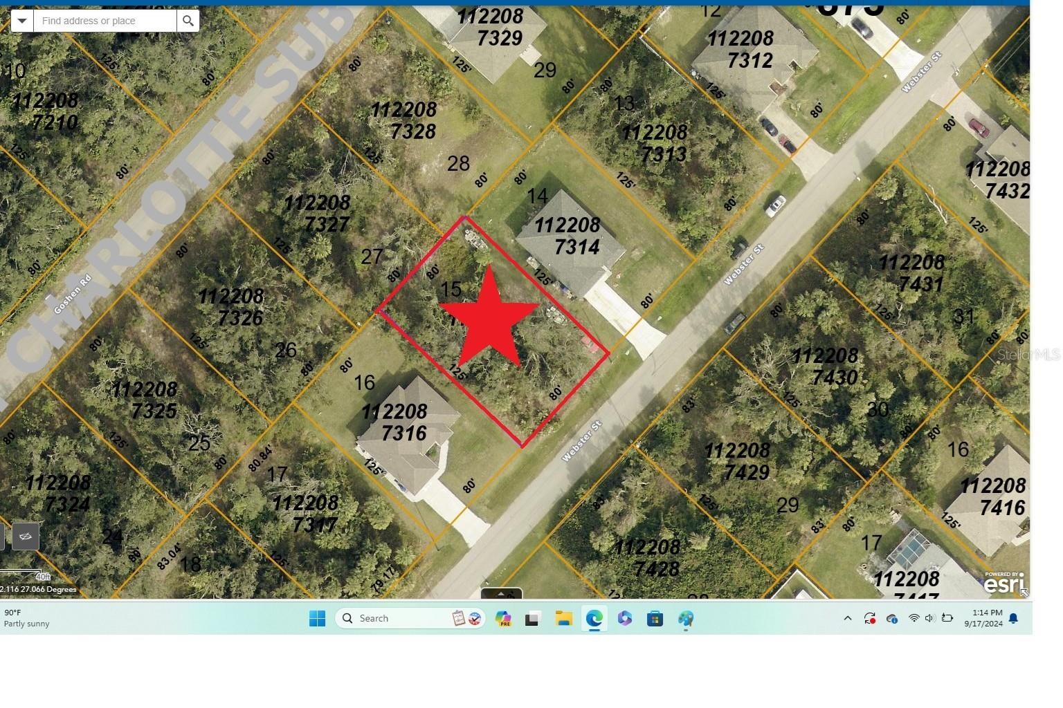 Lot 15 Webster St North Port Florida 34288