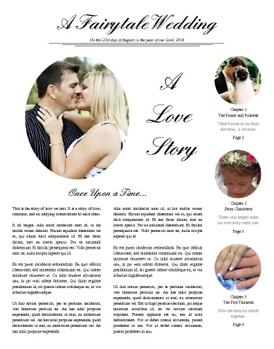 8 Newspaper Wedding Announcement Template Template Monster