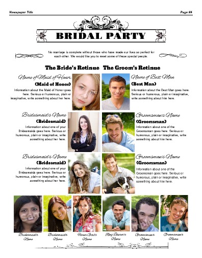 Meet The Wedding Party Template from s3.wasabisys.com