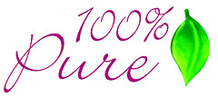100% Pure Logo no website text