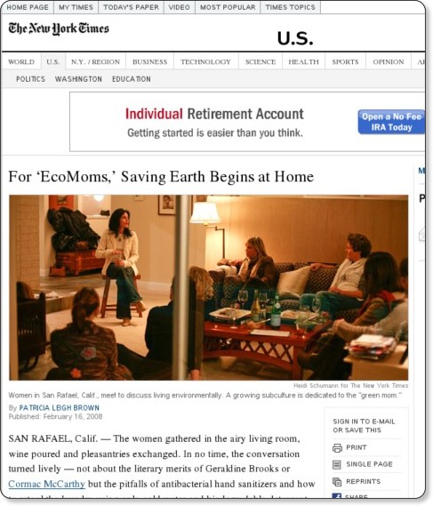 http://www.nytimes.com/2008/02/16/us/16ecomoms.html?pagewanted=1&ei=5087&em&en=855fc1bb7e056793&ex=1203310800&adxnnl=1&adxnnlx=1203184956-sjWRgGlKgb66D0bzciOT3g