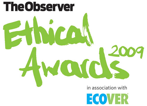 Ethical Awards logo 2009 green