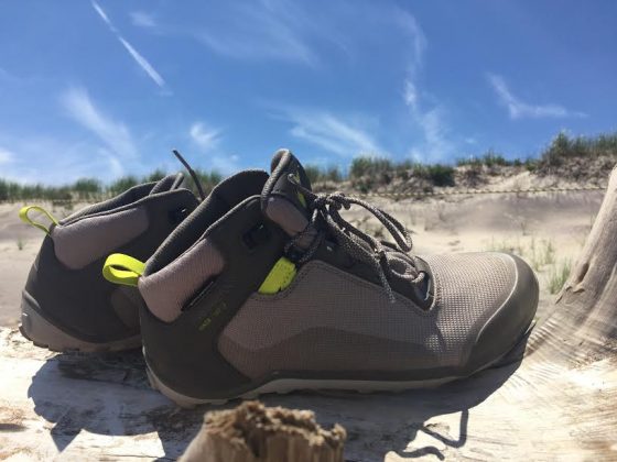 vivobarefoot hiker in block island