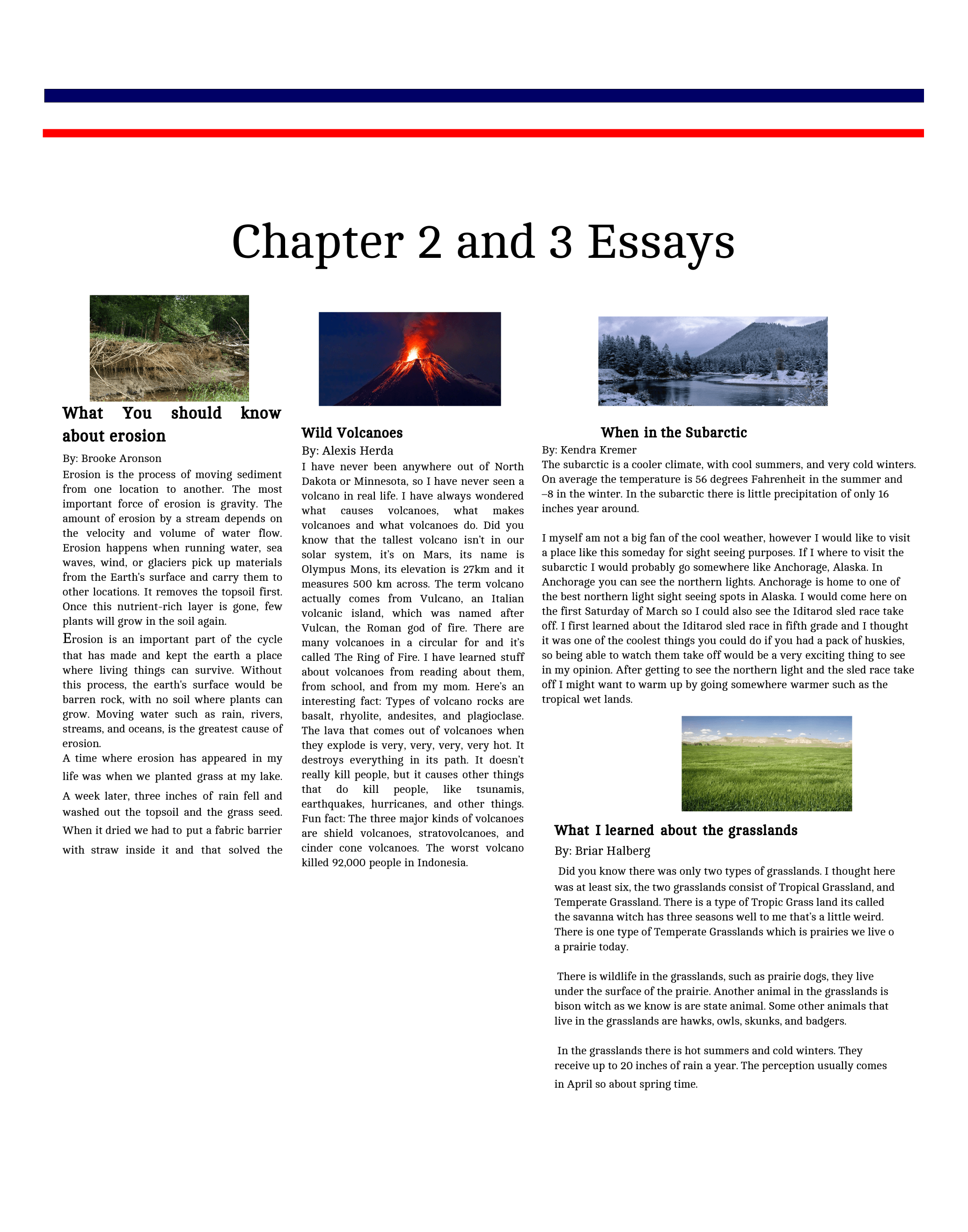 eNewspaper Viewer Geography Chapters 2 & 3