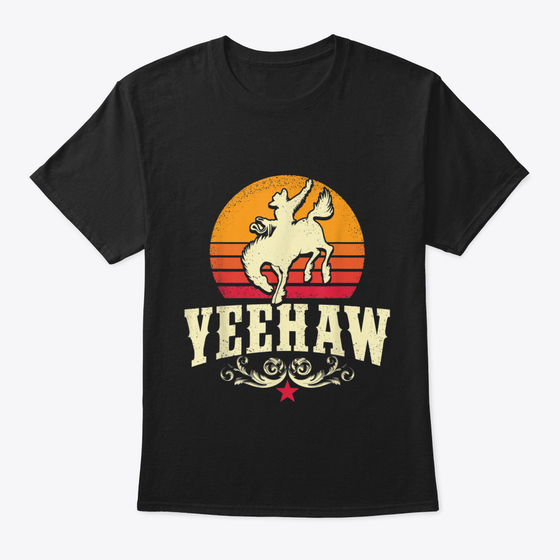 Yeehaw Rodeo Equestrian Funny Cowboy Cow