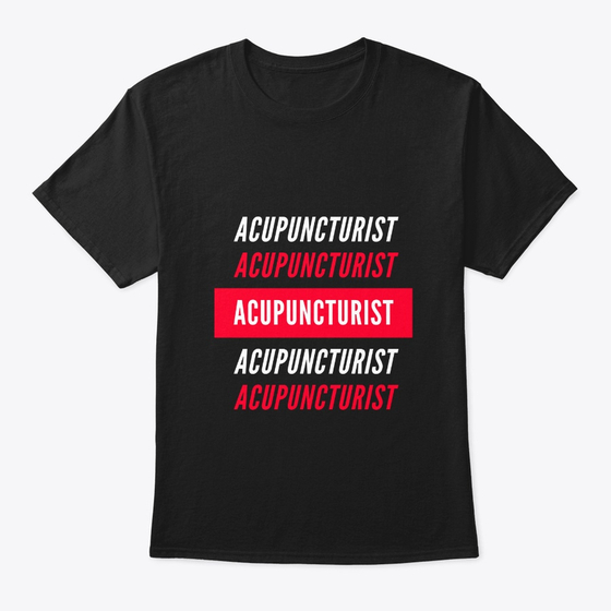Acupuncturist Red And White Design