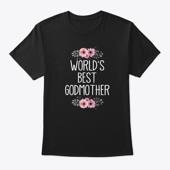 Womens Worlds Best Godmother Floral