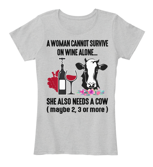 Wine Lover Gift Cow Flower Funny Hoodie