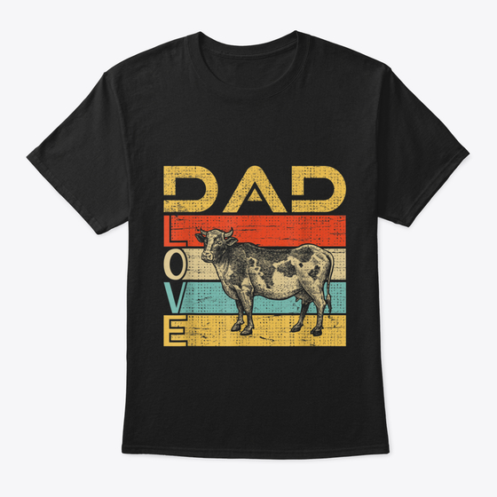 Dad Love Cow Lover Vintage Shirt Farmer