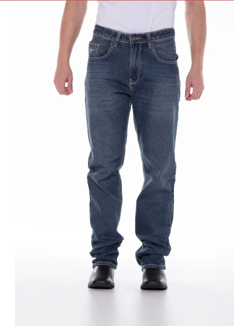 CALÇA JEANS ALL HUNTER MASCULINA RELAXED FIT NEW PREMIUM 