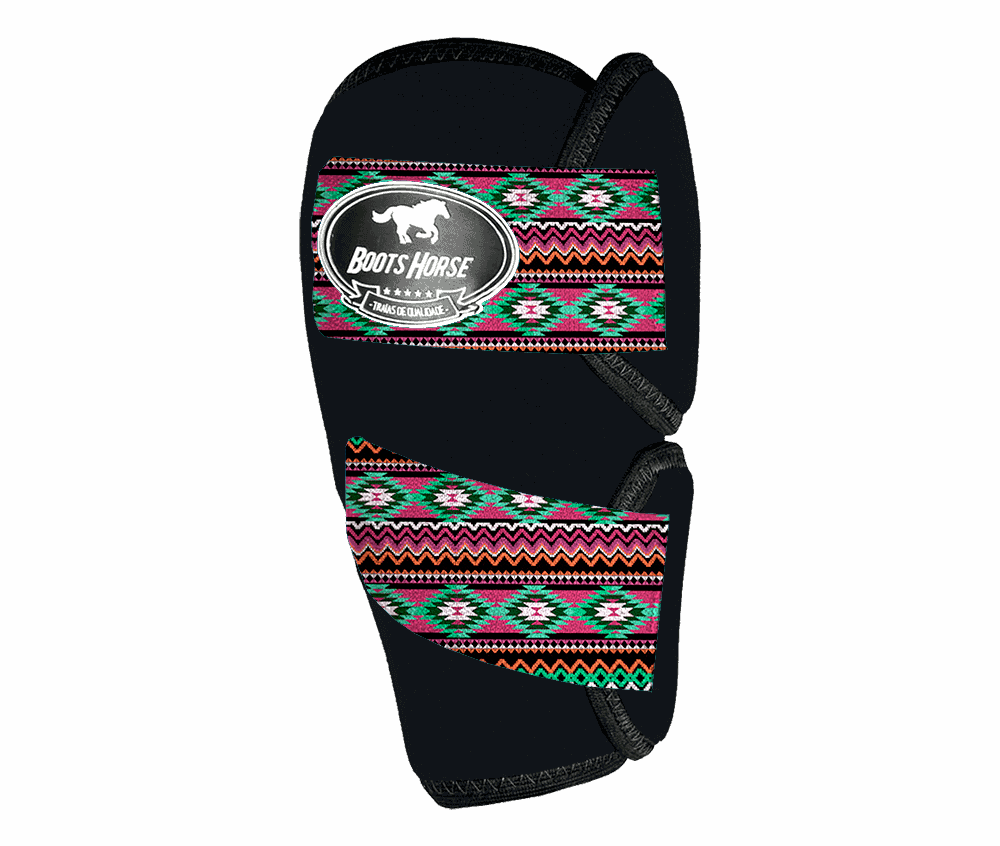 Joelheira Boots Horse Estampa (Velcro)