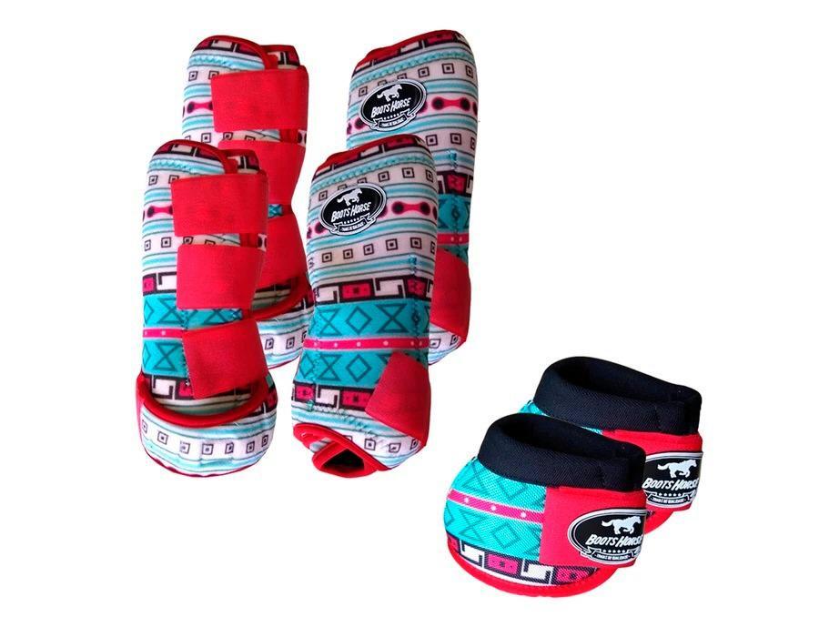 Kit Cloche + Boleteira Dianteira e Traseira Média Boots Horse 