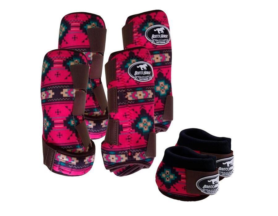 Kit Cloche + Boleteira Dianteira e Traseira Média Boots Horse 