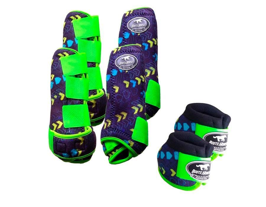 Kit Cloche + Boleteira Dianteira e Traseira Média Boots Horse 