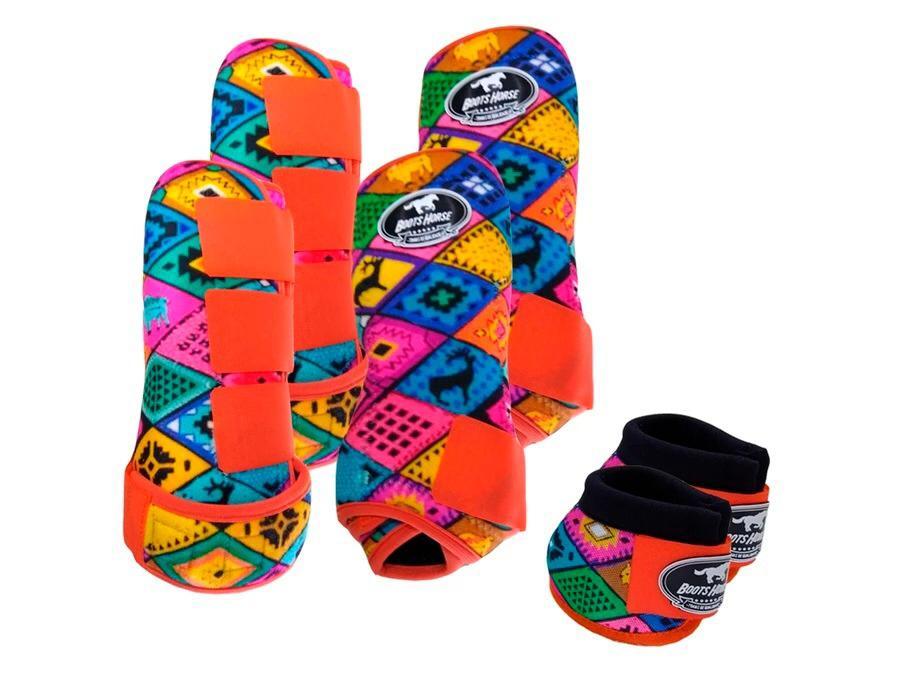 Kit Cloche + Boleteira Dianteira e Traseira Média Boots Horse 