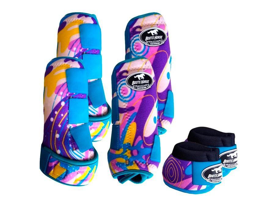 Kit Cloche + Boleteira Dianteira e Traseira Média Boots Horse 