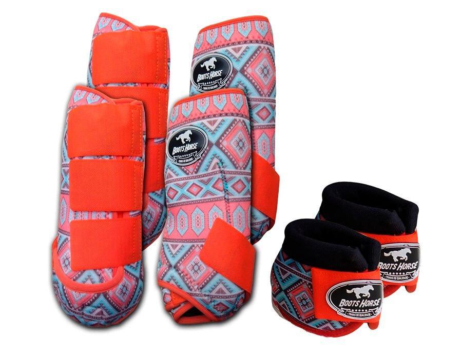 Kit Cloche + Boleteira Dianteira e Traseira Média Boots Horse 