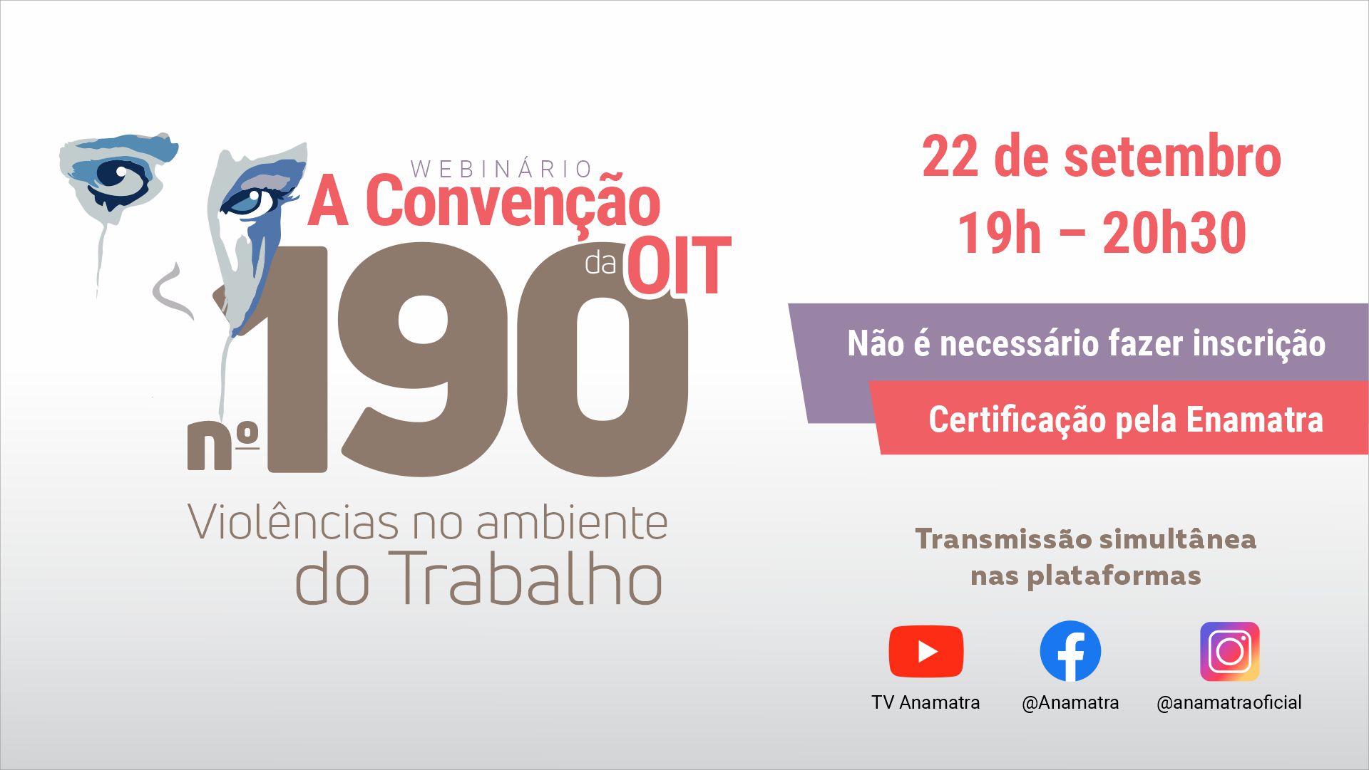 Webinário A Convenção Nº 190 Da Oit Violências No Ambiente Do Trabalho E Inscrição