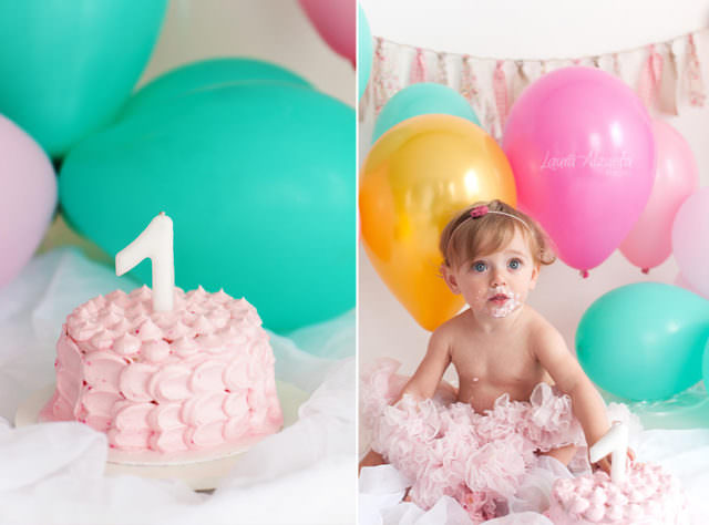bolo de aniversário 1 ano de bebê smash the cake em estúdio de fotografia laura alzueta pinheiros sp fotos de primeiro ano de bebê
