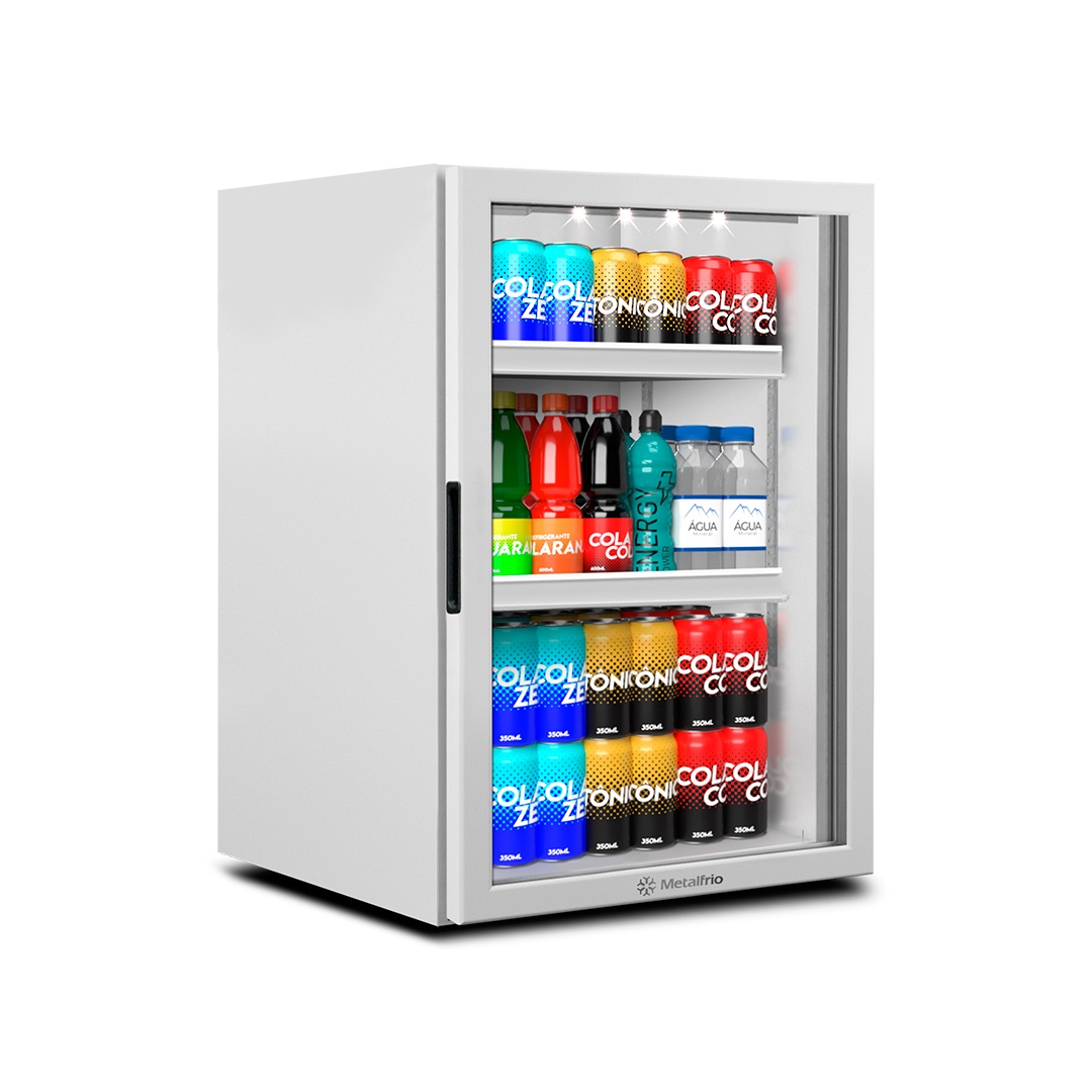 Refrigerador Expositor Frigobar 115 Litros Branco 220V VB11RB Metalfrio