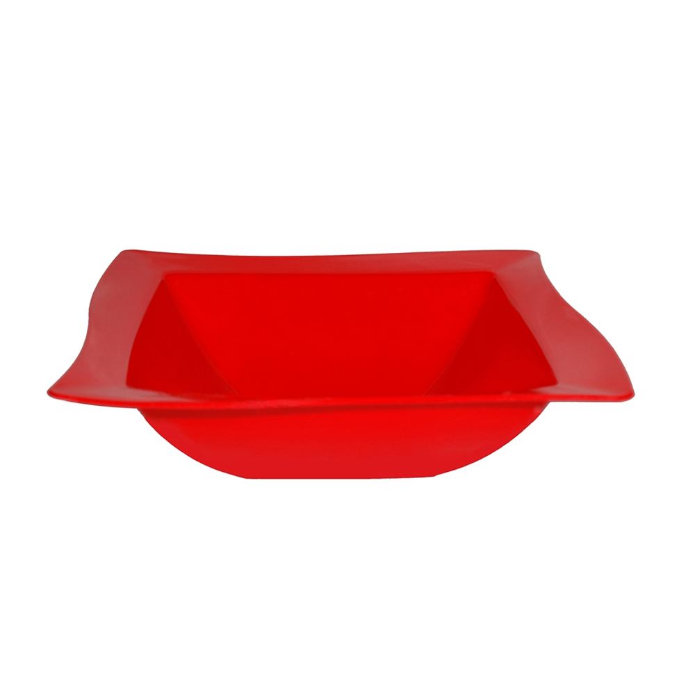 Saladeira Moove 25x25 cm de Polipropileno Vermelha Vemplast