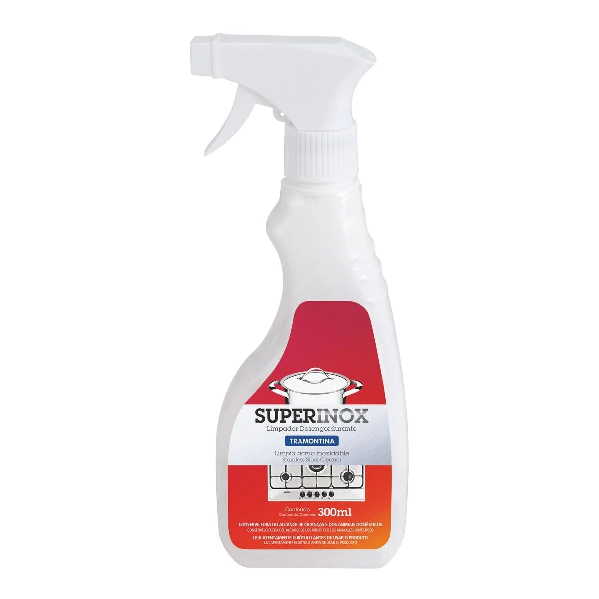 Spray para Polimento e Remoção de Manchas em Aço Inox 300 ml 94537003 Tramontina