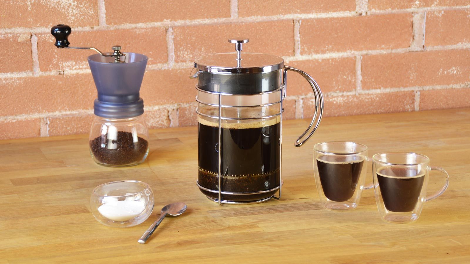 pour over vs french press | French press step 4