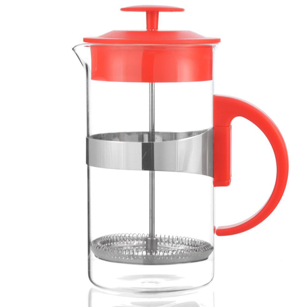 Kaffe Maestro BARISTA entry-level french press | red side view empty