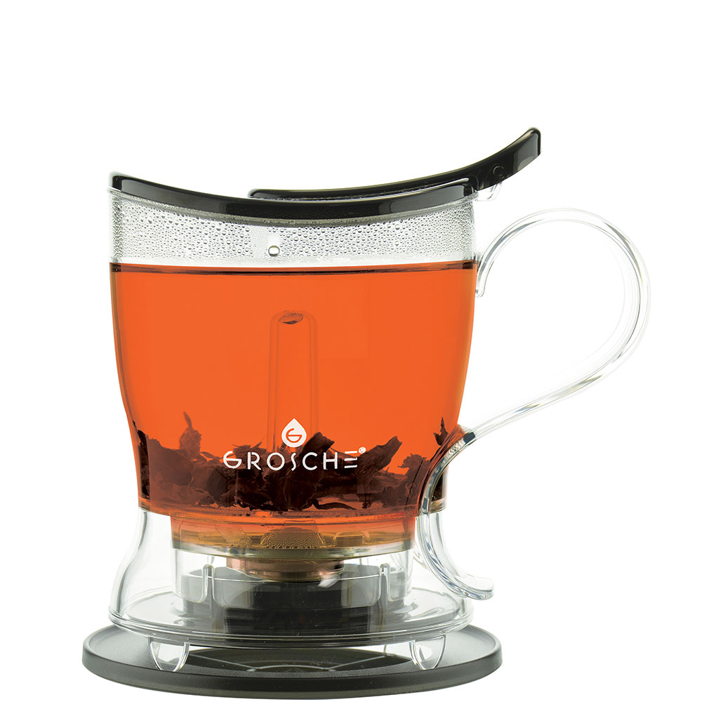 MONACO Loose Leaf Teapot Glass Teapot with Infuser GROSCHE