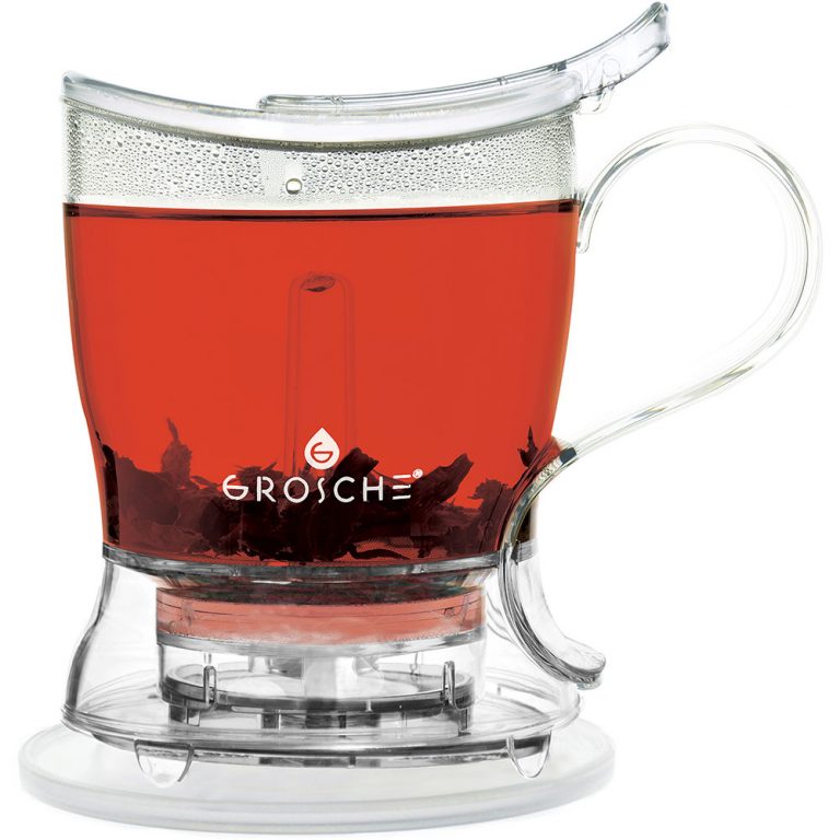 MONACO Loose Leaf Teapot Glass Teapot with Infuser GROSCHE