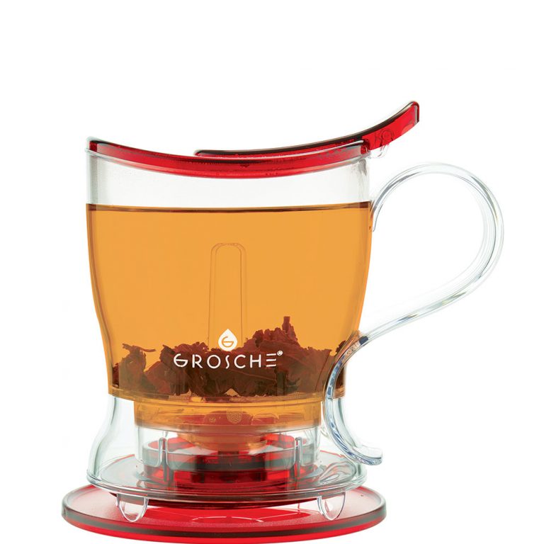 MONACO Loose Leaf Teapot Glass Teapot with Infuser GROSCHE