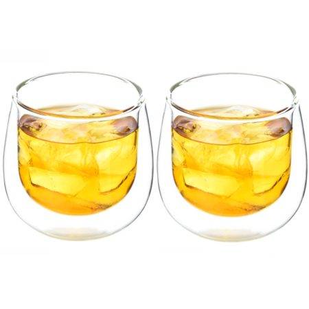 double walled glasses cups tumbler whisky scotch glasses Fresno | Grosche set of 2