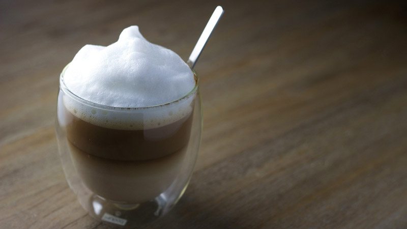 Bulletproof coffee tastes similar to a latte