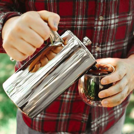dublin stainless steel french press coffee maker double walled insulated outdoor coffee maker