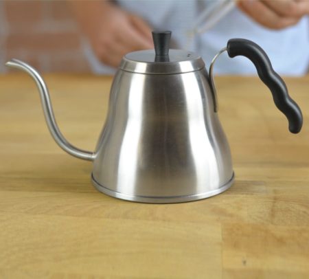 Grosche-Marakaesh-Pour-over-kettle-stainless-steel-on-wood-table