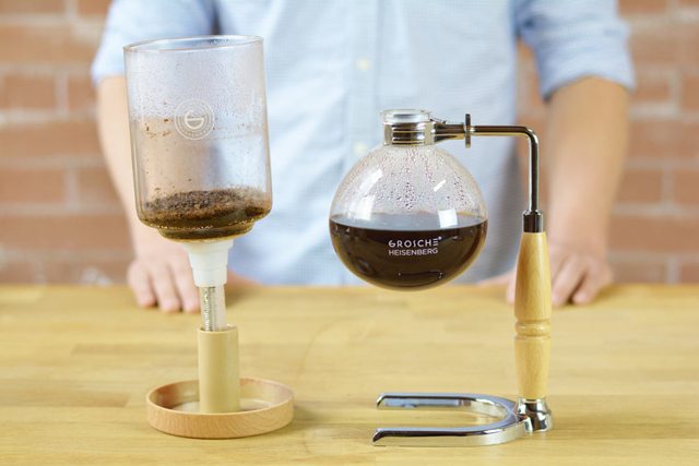 vaccuum coffee brewer coffee syphon grosche heisenberg