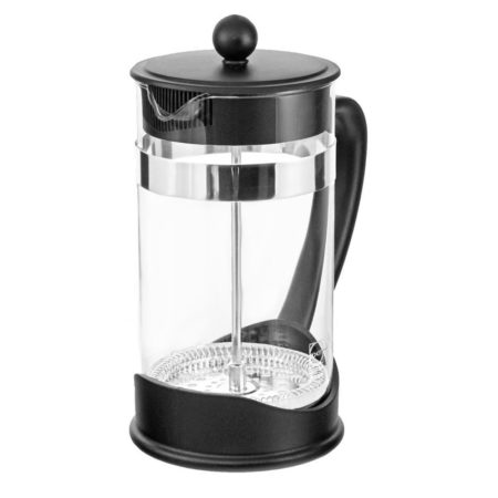 eco friendly french press made of recycled materials, german schott glass beaker press, manual brewer coffee maker for coffee or tea, tea and coffee press, GROSCHE dresden