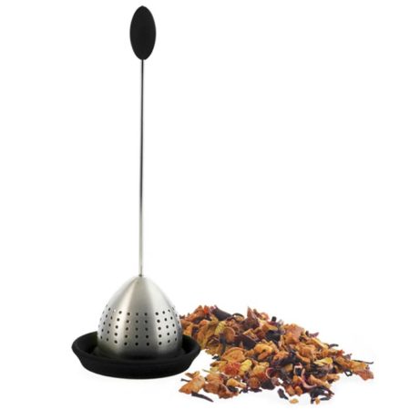 GROSCHE-Tulip-stainless-steel-tea-infuser-black-color