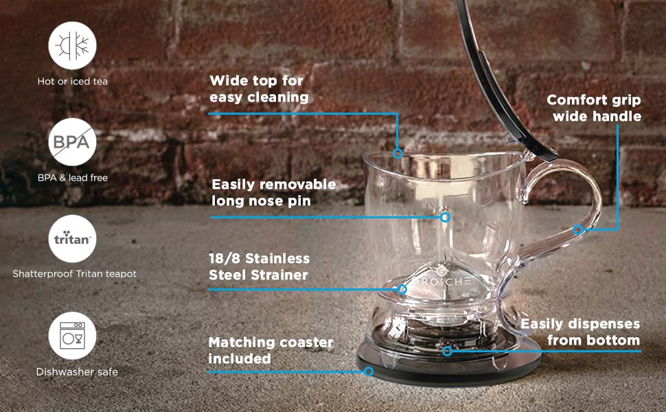 GROSCHE aberdeen black tea maker with features
