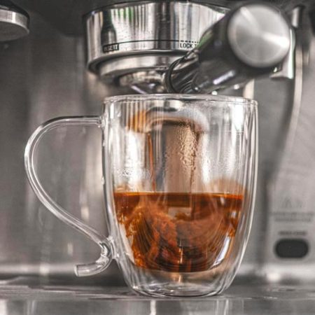 GROSCHE cyprus double walled glass coffee mug