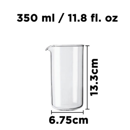 GROSCHE replacement glass beaker 350ml