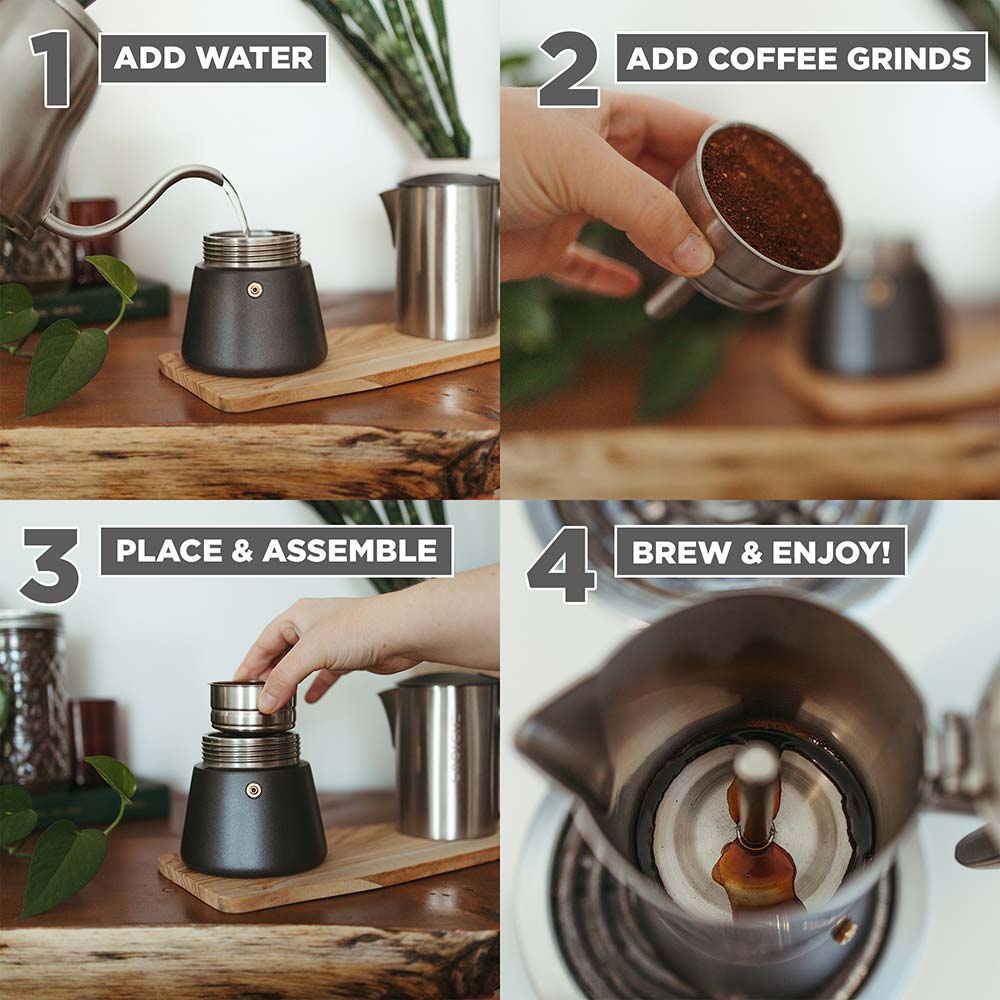 MILANO Stainless Steel Coffee Maker 