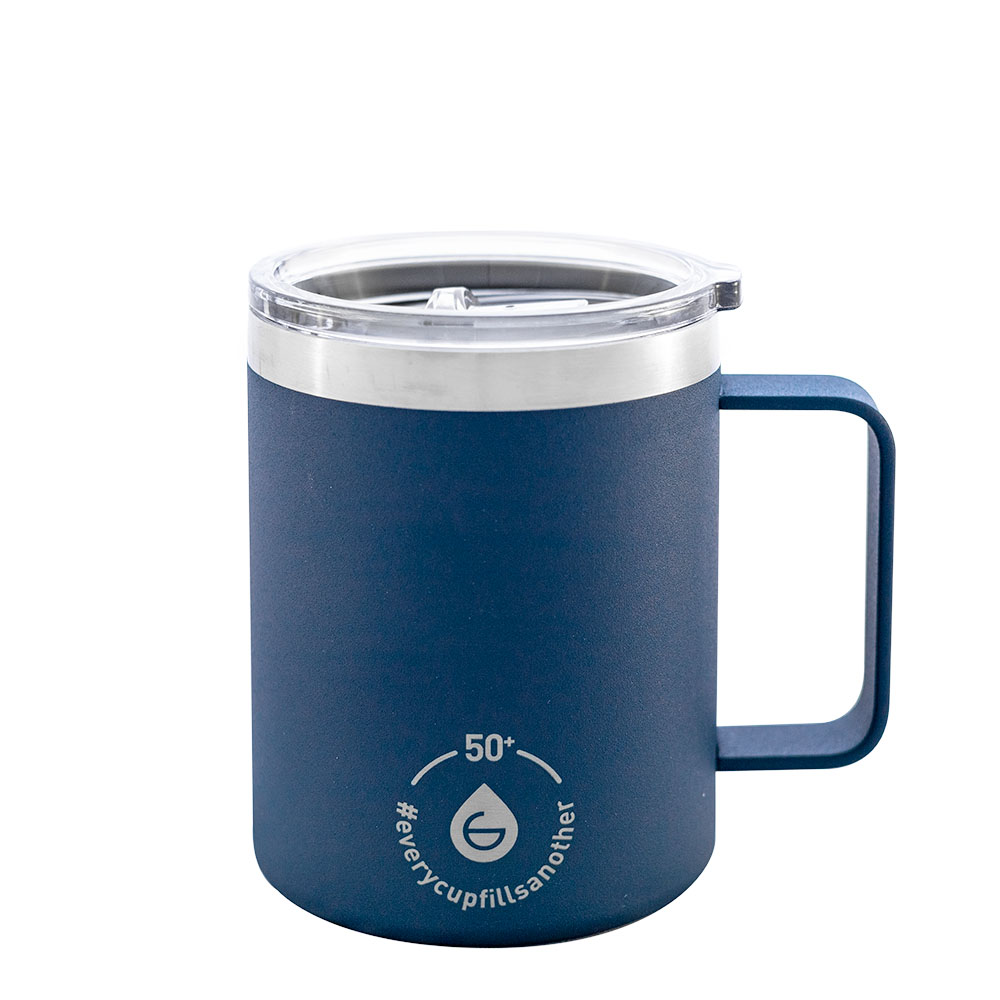 20oz Tumbler Coffee Mug Cup Stainless Steel Insulated Sweatproof w/ Clear Lid 