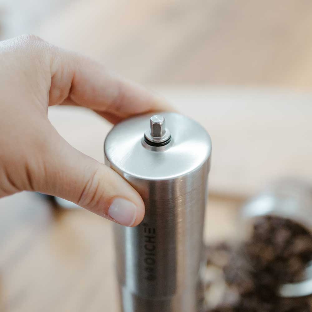 bremen mini manual coffee grinder with travel pouch coffee grinder for travel