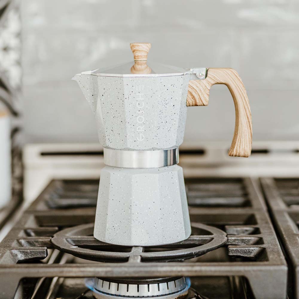 GROSCHE Milano Stovetop espresso maker moka pot coffee maker mint